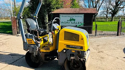 DYNAPAC CC800 DOUBLE DRUM ROLLER * YEAR 2015 , 1768 HOURS * C/W KUBOTA ENGINE