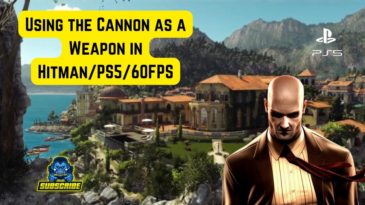 Using The Cannon As a weapon in Hitman/PS5 