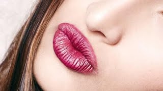 Athiya Shetty Beautiful Vertical Lips Closeup