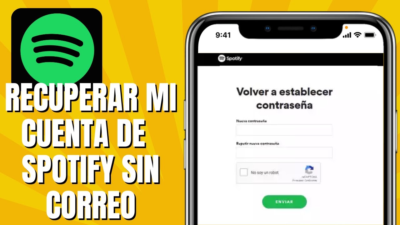 Cómo RECUPERAR Mi Cuenta De SPOTIFY Sin Correo - YouTube