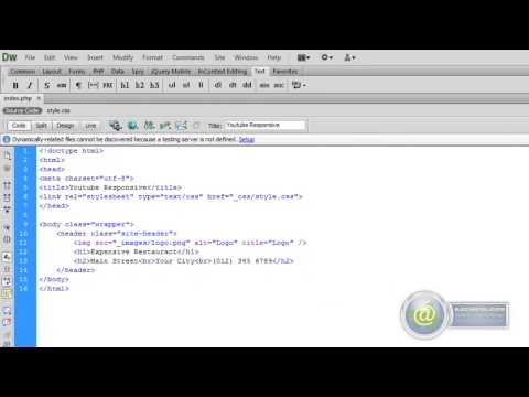 Building a Responsive Website - Part Seven: Add Header Text