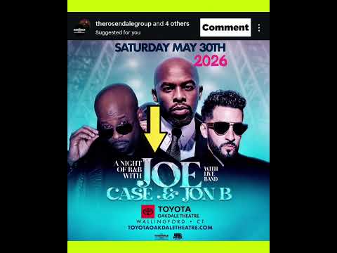 🔥 2026 R&B Concerts Feat. Case, Jon B, Joe: Celebrity Gossip Tea + Music News