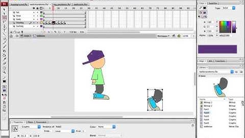 Creating a Walk Cycle in Flash Part 3