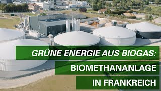 Industrielle Biogasanlage mit Membrantechnik (440 Nm³/h) in Frankreich