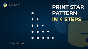 Right Angle Triangle Pattern Using Python | Pattern Program - 1