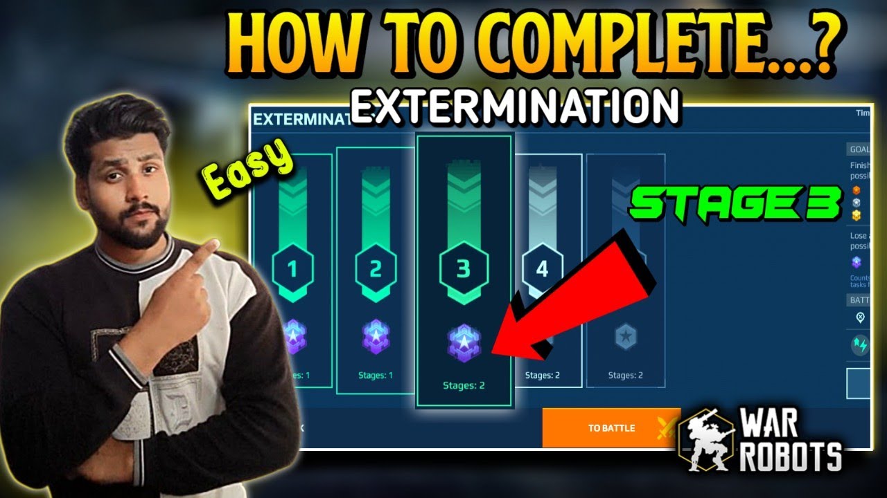 War Robots Extermination Stage 3 | War Robots Extermination Mode | T2V ...