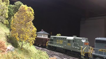 HO Shelf Layout - Empty Coal Drag