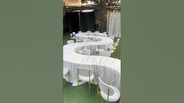 "Curved to Connec"- Những Đường Cong Gắn Kết Mọi Khoảnh Khắc #wedding #event#furniture #eventplanner