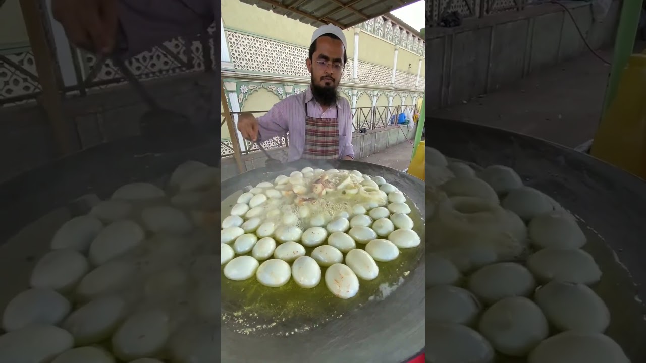 Massive Making Of 2500 Egg Fry In Bharuch😳😳 सिर्फ एक ही जगह बनते हैं😱😱#tasty #food #egg #foodie