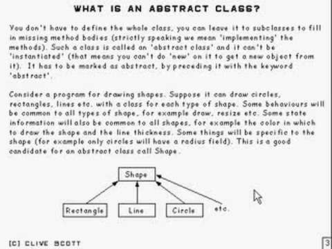 Java Tutorial 17.01 Classes, overriding, hiding and access