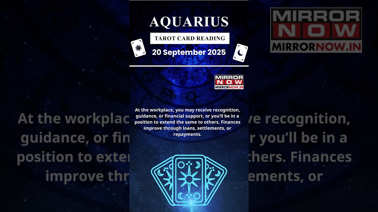 Гадание на картах Таро Водолея | Знак зодиака на 20 сентября | Астрология и прогноз дня | 