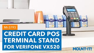 Credit Card POS Terminal Stand for VeriFone VX520 | MI-3793 (Features) Credit Card POS Terminal Stand for VeriFone VX520 | MI-3793 (Features)
