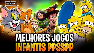 OS 15 MELHORES JOGOS PARA FAMILIA E INFANTIS DE PPSSPP / PSP 