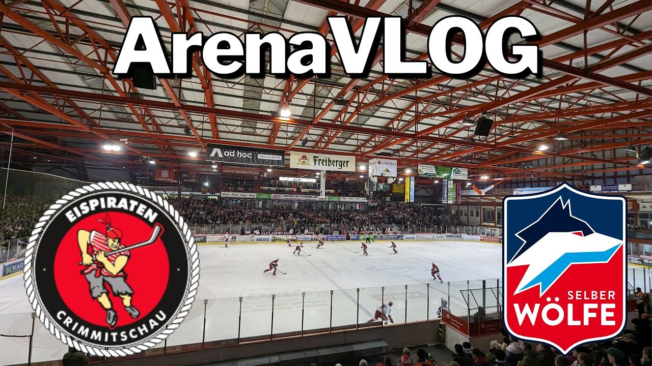 EISKALTES DERBY im Sahnpark🥶 Eispiraten Crimmitschau vs. Selber Wölfe | ArenaVLOG
