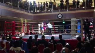 Nurshahidah Roslie and Gentiane Lupi at the Singapore Fighting Championship 4