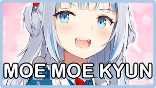 Gura Doing A Moe Moe Kyun