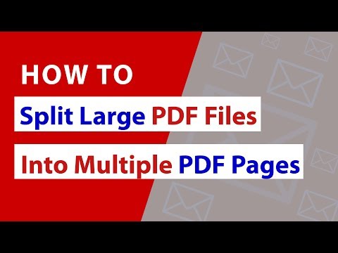 How to Split Large PDF Files into Multiple Odd and Even Pages ?