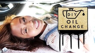 HOW TO CHANGE YOUR OIL - DIY  | Jessicann