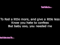 Copy of Rihanna - Needed Me (Lyrics with Sound)