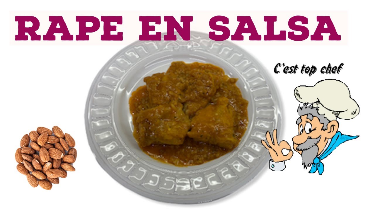 RAPE EN SALSA DE ALMENDRAS paso a paso