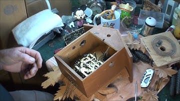 Repairing and Cleaning a Dusty Cuckoo Clock
