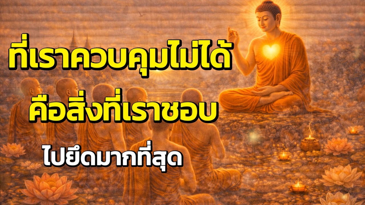 〈ฟังธรรมะก่อนนอน〉 | Ep.272 | ที่เราควบคุมไม่ได้ คือสิ่งที่เราชอบไปยึดมากที่สุด