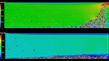 Filter for a particle-laden flow in a channel