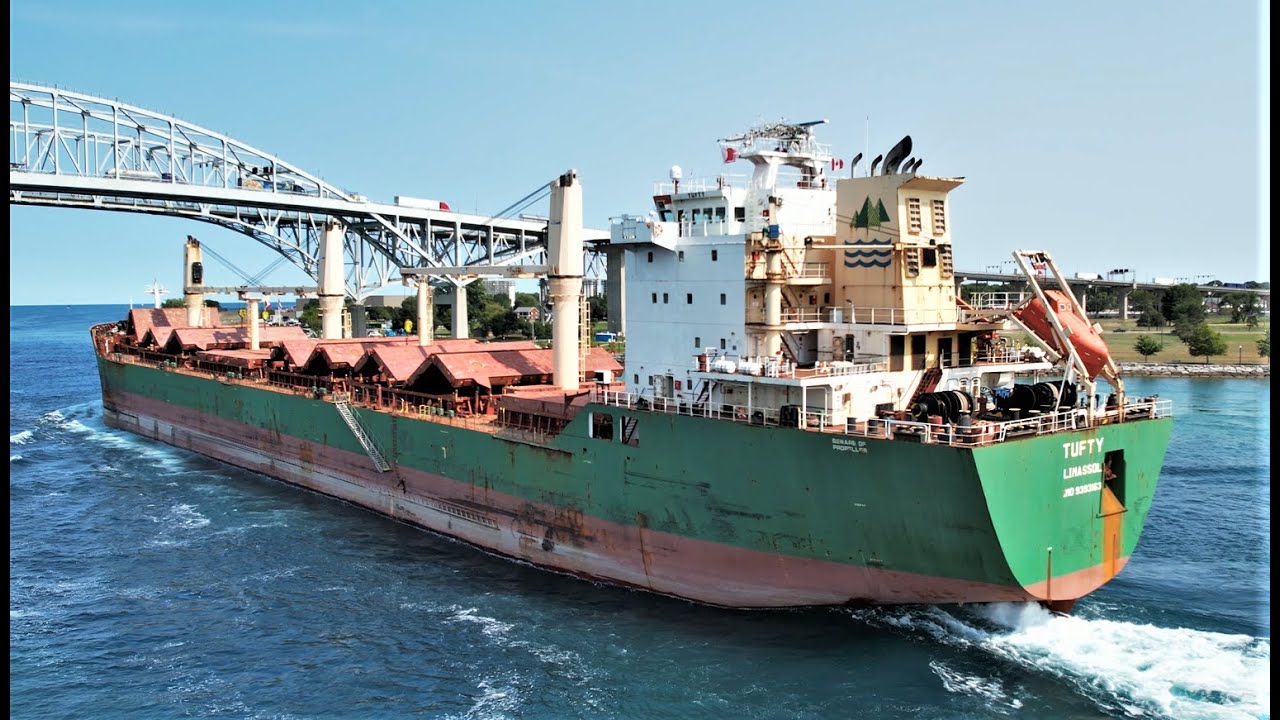 Tufty upbound port huron michigan 9 15 2022 youtube
