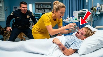 Officer and German Shepherd Rescue 7-Year-Old in ICU — What His Stepmother Did Will Break Your Heart