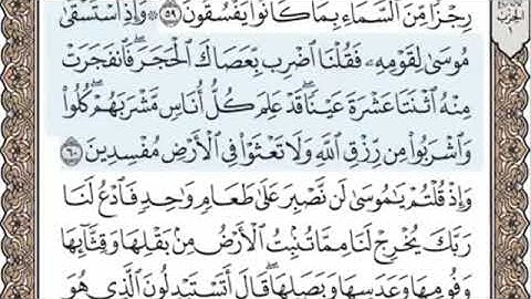 الصفحة (9) من القرآن الكريم / الشيخ محمد صديق المنشاوي رحمه الله