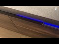 L&amp;S Kiton drawer linear lamp in Blue Light: way of working