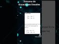 Sistema de ecuaciones 2x2 con método de reducción ✏️