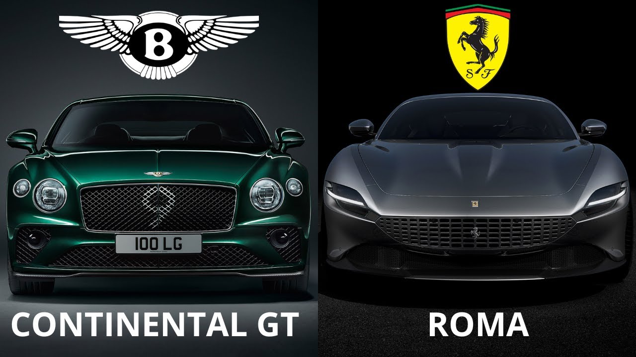 Ferrari Roma vs Bentley Continental GT | Review | Drag Race # ...