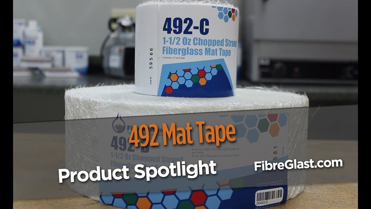 Mat Tape 1 1/2 oz/sq ft, .045 - in stock same day ship - Fibre Glast