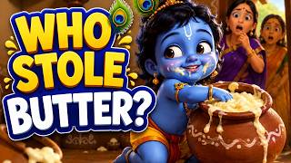Nobody Could Catch the Butter Thief! | Krishna stealing Butter | Janmashtami Special