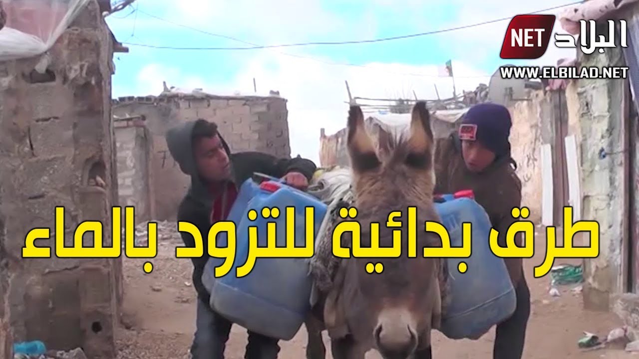 الجلفة : طرق بدائية للتزود بالماء في حي 
