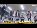 Hyunbin losing their shit and jeongin saying he can speak korean in an english debate