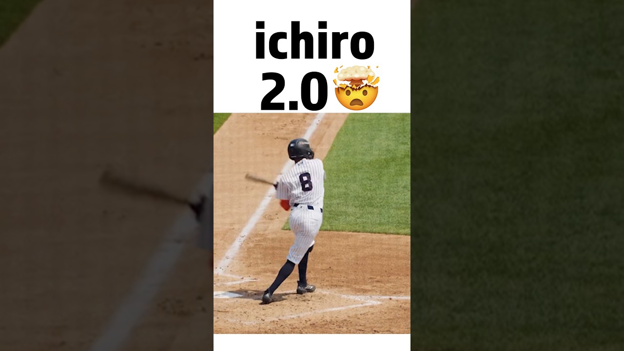 he wants to be Ichiro 👏