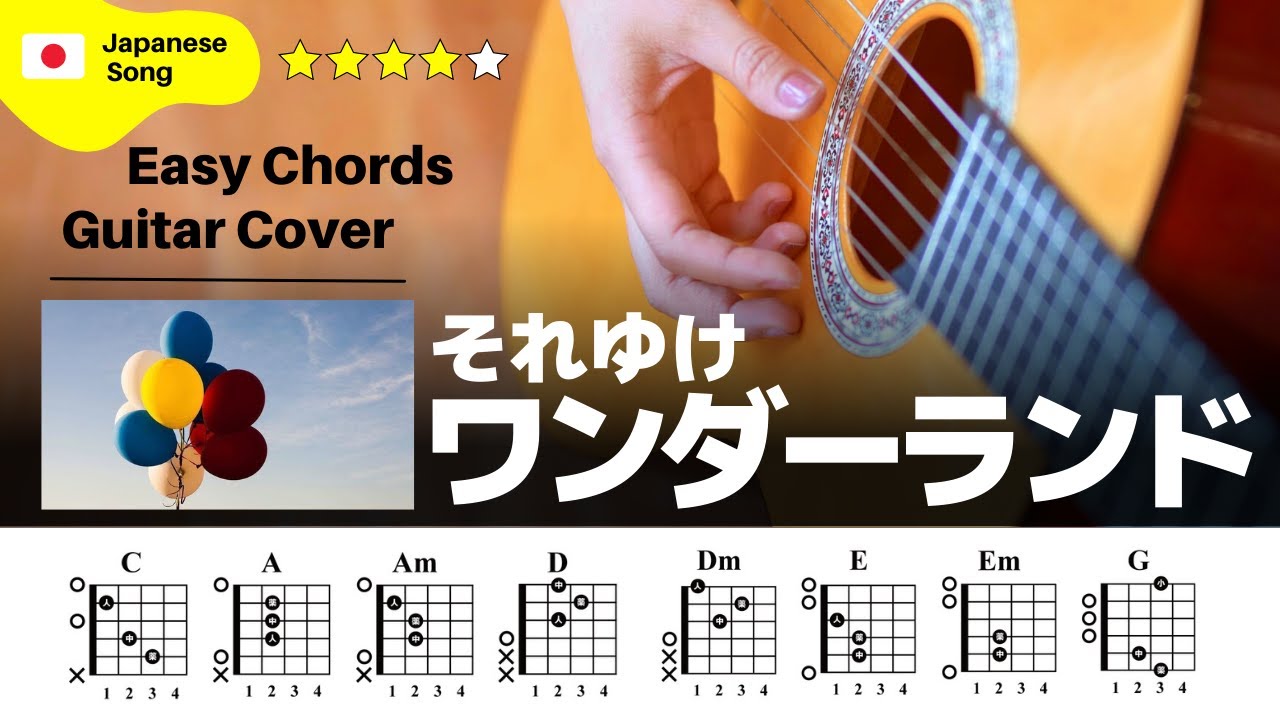 【イントロ】それゆけワンダーランド：ギター解説動画【TAB譜】