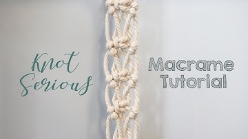 DIY Macrame Pattern No. 13 - Easy Square Knot Variation