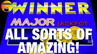 1ST TRY & I HIT THE MAJOR JACKPOT! Rise of the Dragon ~ Electric Cash Coffee & Slots Cosmo Vegas screenshot 2