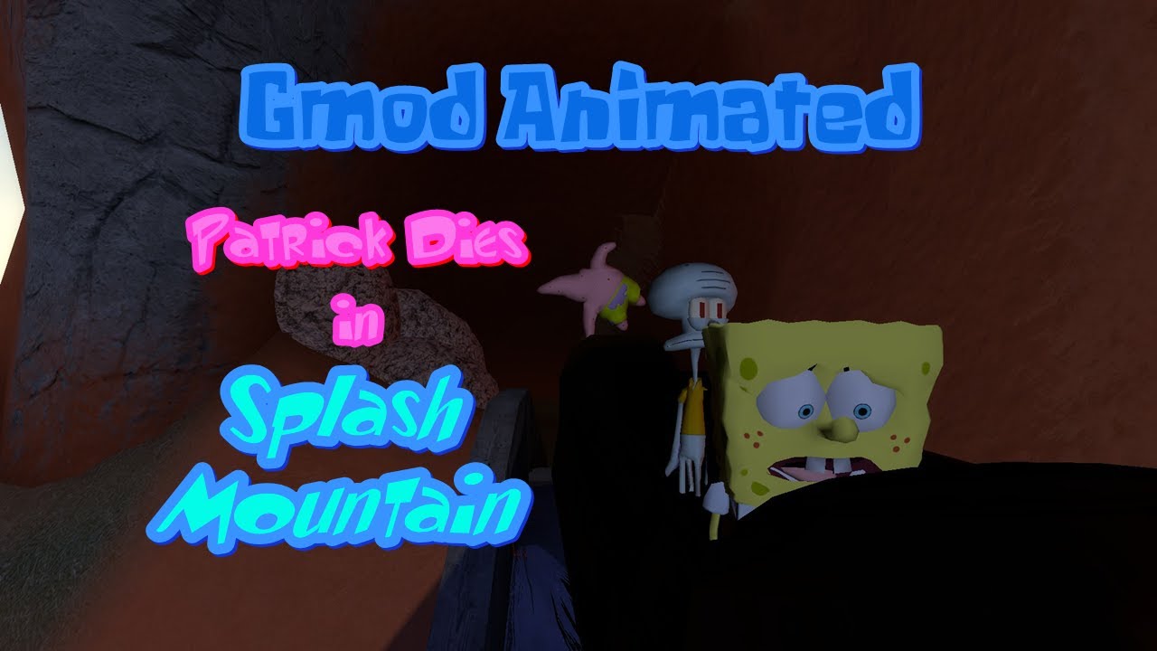 [Gmod Animated] Patrick Dies in Splash Mountain Animated - YouTube