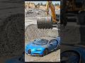 BURIED ALIVE: $3 Million Bugatti vs Wet Concrete! 😱🏗️ #Shorts