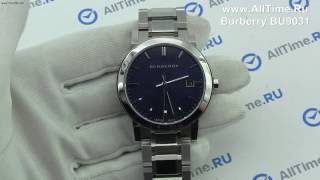 Обзор. Мужские наручные часы Burberry BU9031 - YouTube