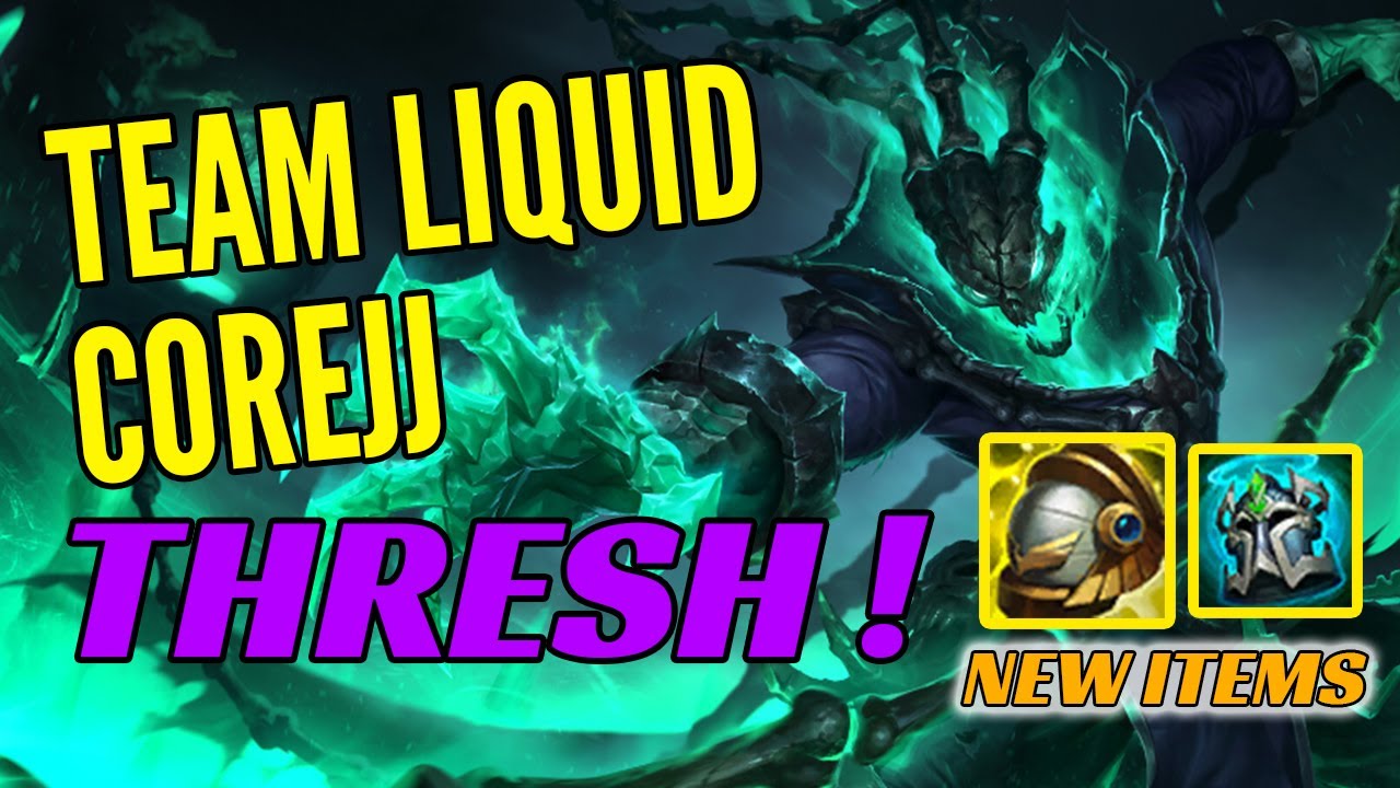 TL Corejj Plays Thresh Versus Leona BotLane - Masters Challenger Gameplay - New Items - Season 11