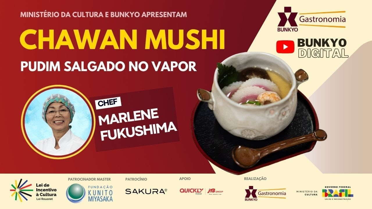 Aula de culinária online: Chawan Mushi
