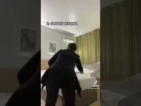 Como arrumar uma cama de Hotel