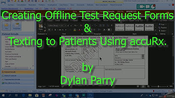 Texting Test Request Forms (EMIS Web, accuRx.)