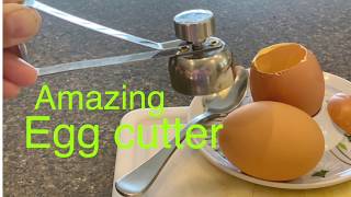 Amazing Egg cutter or opener,so much easier to open eggs using this from wish screenshot 4