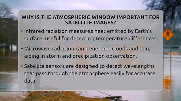 Why Is The Atmospheric Window Important For Satellite Images? - Weather Watchdog
